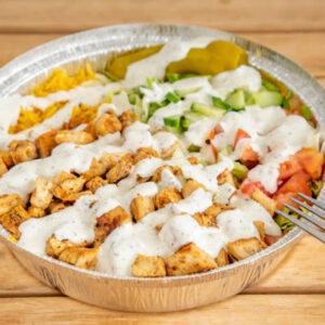 Chicken Over Rice Platter